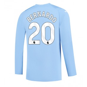Manchester City Bernardo Silva #20 Hjemmebanetrøje 2023-24 Lange ærmer